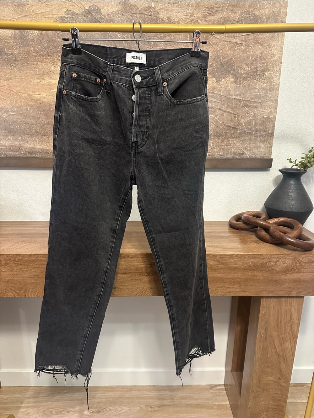 Pistola Women’s Black Straight leg Jeans